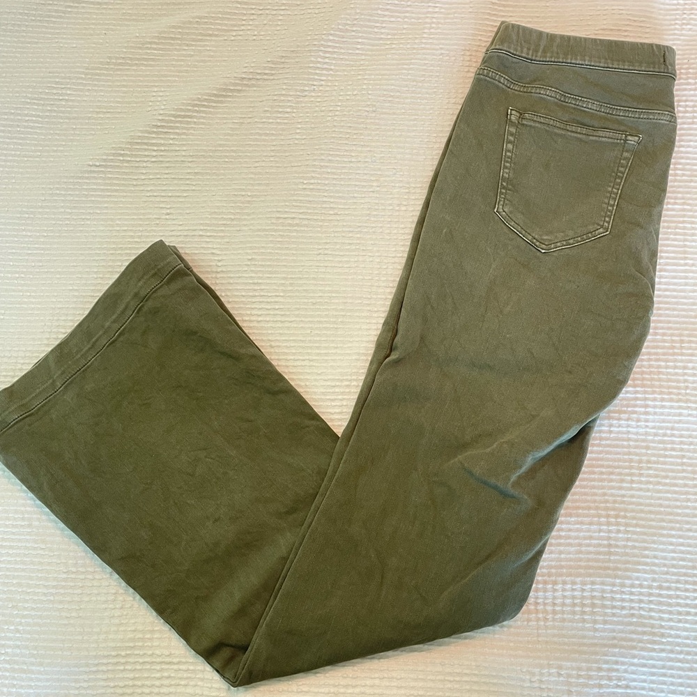 Cello Stretch Waist Pull On Bell Bottom Pants